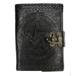 Book Leather Pentagram Book Of Shadows